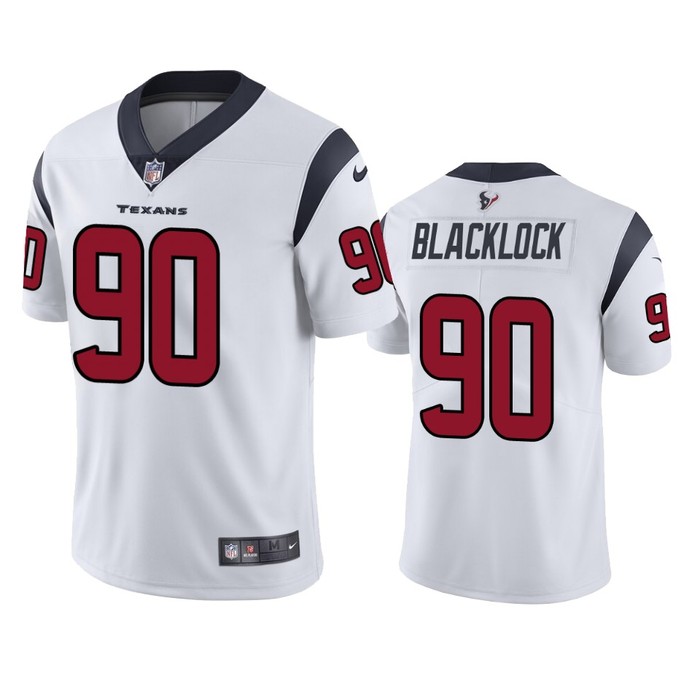 Houston Texans Ross Blacklock White Vapor Limited Jersey