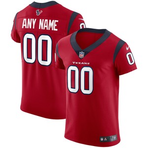 Houston Texans Vapor Elite Custom Jersey - Red Custom Jerseys Nfl