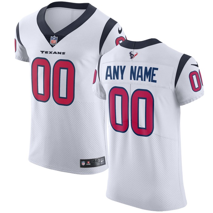 Houston Texans Vapor Untouchable Custom Elite Jersey - White Custom Jerseys Nfl