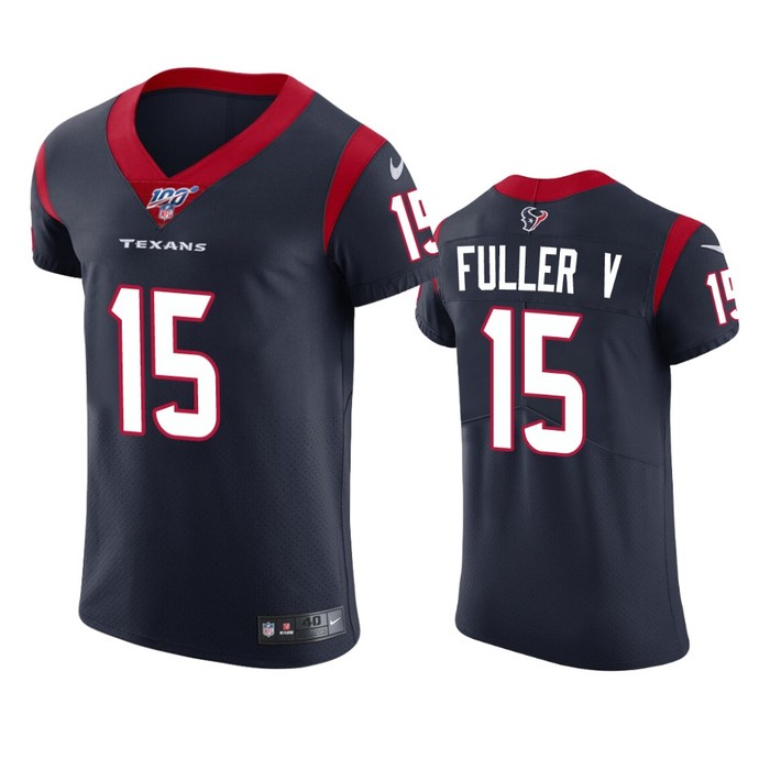 Houston Texans Will Fuller V Navy 100th Season Vapor Elite Jersey