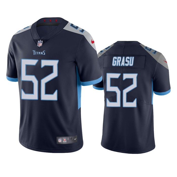 Hroniss Grasu Tennessee Titans Navy Vapor Limited Jersey