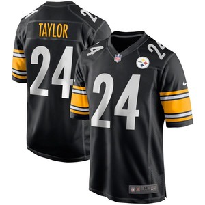 Ike Taylor Pittsburgh Steelers Nike Game Retired Player Jersey - Black