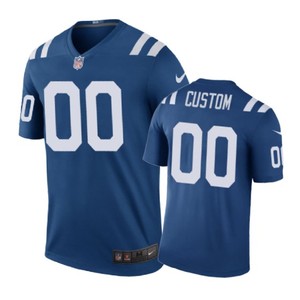 Indianapolis Colts #00 Custom Nike Color Rush Royal Jersey