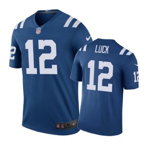 Indianapolis Colts #12 Andrew Luck Nike Color Rush Royal Jersey