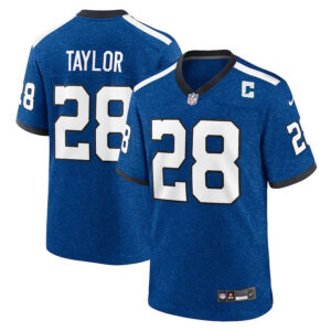 Indianapolis Colts #28 Jonathan Taylor Indiana Nights Alternate Game Jersey - Royal - Cocomos