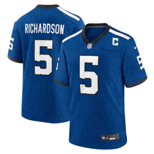 Indianapolis Colts #5 Anthony Richardson Indiana Nights Alternate Game Jersey - Royal - Cocomos