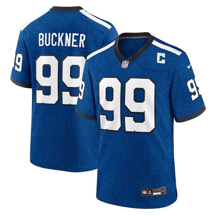 Indianapolis Colts #99 Deforest Buckner Indiana Nights Alternate Game Jersey - Royal - Cocomos