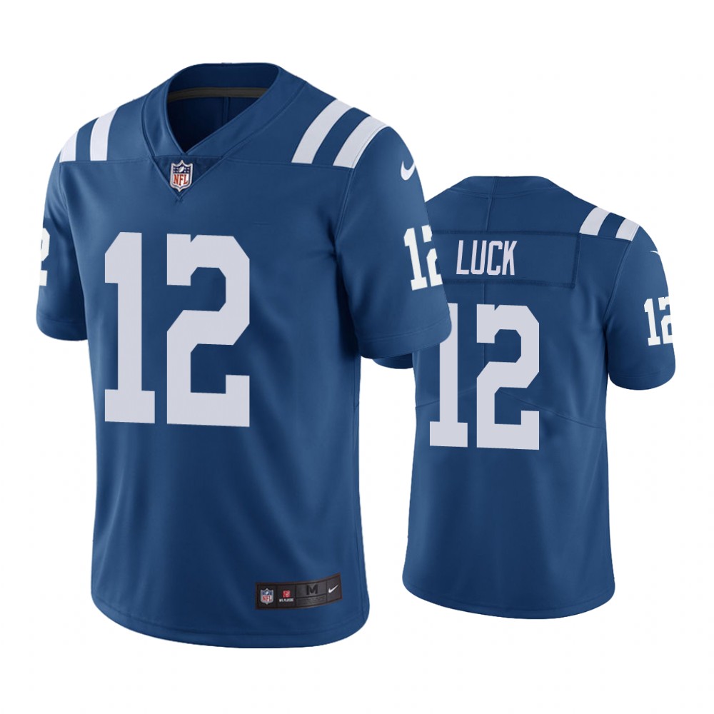 Indianapolis Colts Andrew Luck Royal Nike Color Rush Limited Jersey - Cocomos