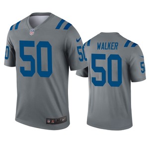 Indianapolis Colts Anthony Walker Gray Inverted Legend Jersey