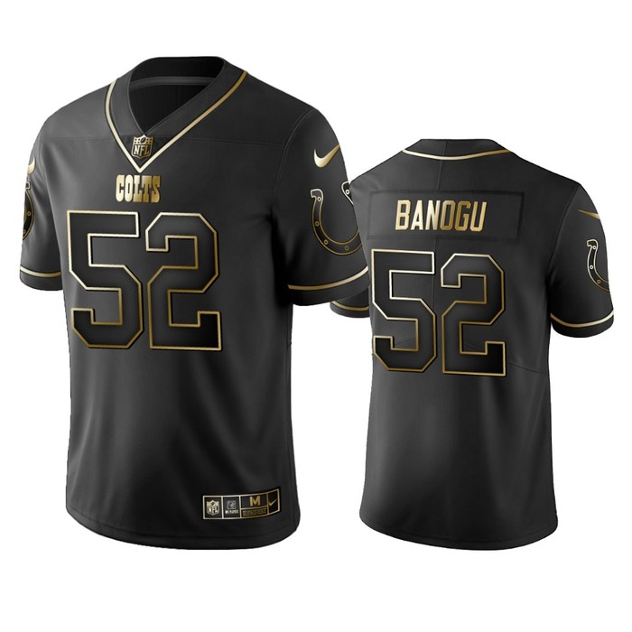 Indianapolis Colts Ben Banogu Black 2019 Vapor Limited Golden Edition Jersey