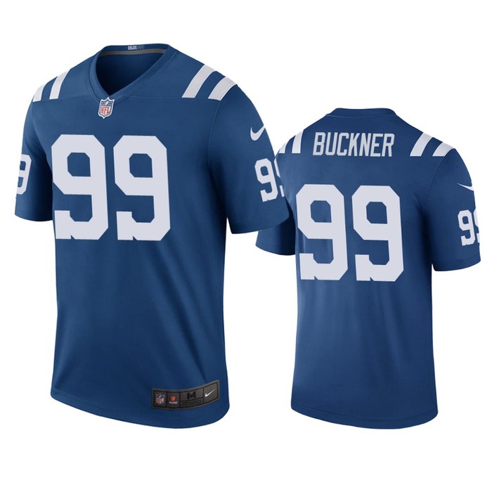 Indianapolis Colts Deforest Buckner Royal Color Rush Legend Jersey