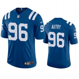 Indianapolis Colts Denico Autry Royal 2020 Vapor Limited Jersey - Mens