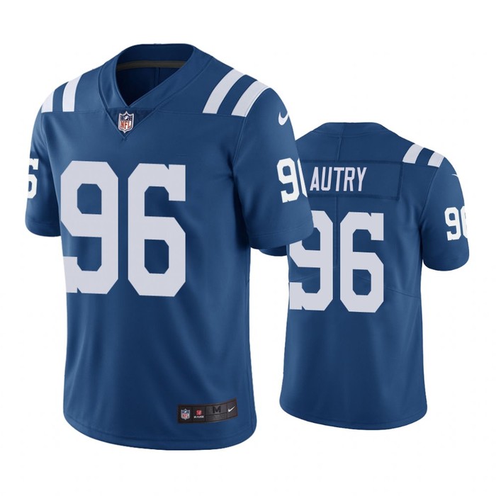 Indianapolis Colts Denico Autry Royal Nike Color Rush Limited Jersey