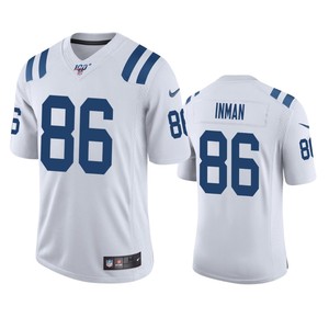 Indianapolis Colts Dontrelle Inman White 100th Season Vapor Limited Jersey