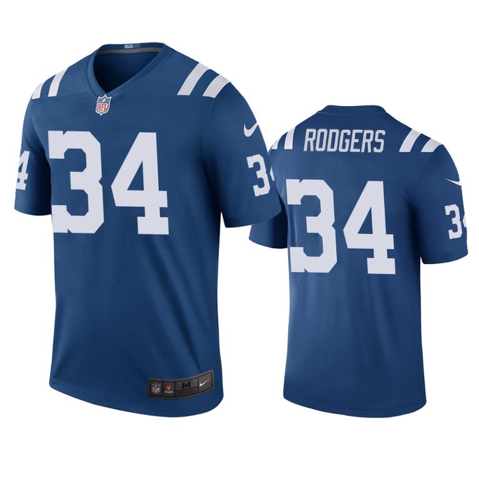 Indianapolis Colts Isaiah Rodgers Royal Color Rush Legend Jersey