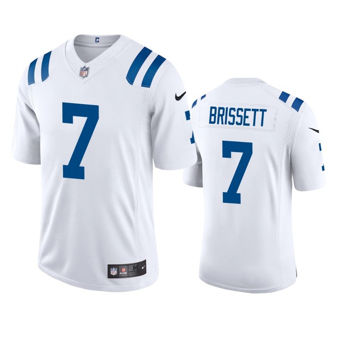 Indianapolis Colts Jacoby Brissett White 2020 Vapor Limited Jersey - Mens