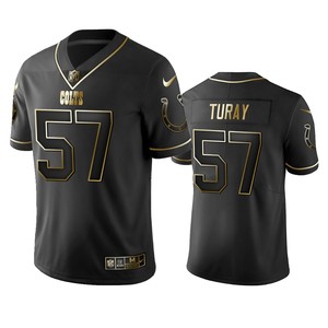 Indianapolis Colts Kemoko Turay Black Golden Edition 2019 Vapor Untouchable Limited Jersey - Mens