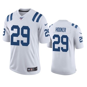 Indianapolis Colts Malik Hooker White 100th Season Vapor Limited Jersey