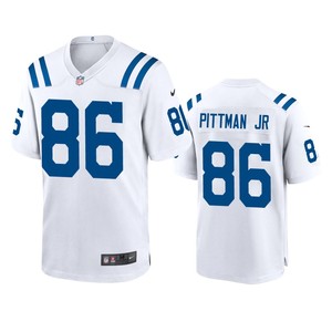 Indianapolis Colts Mike Pittman Jr. White 2020 Nfl Draft Game Jersey