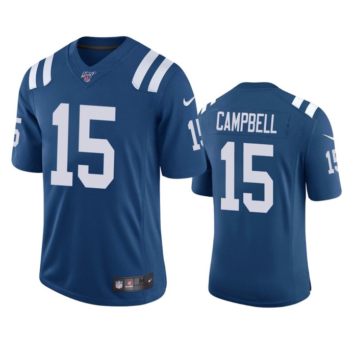 Indianapolis Colts Parris Campbell Royal 100th Season Vapor Limited Jersey