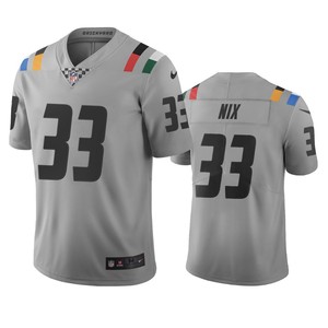 Indianapolis Colts Roosevelt Nix Gray City Edition Vapor Limited Jersey - Cocomos