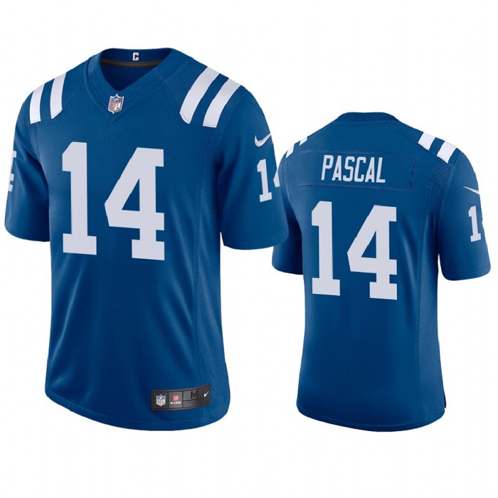 Indianapolis Colts Zach Pascal Royal 2020 Vapor Limited Jersey - Mens