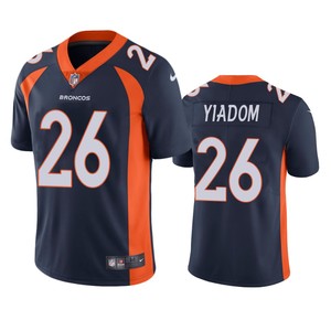 Isaac Yiadom Denver Broncos Navy Vapor Limited Jersey