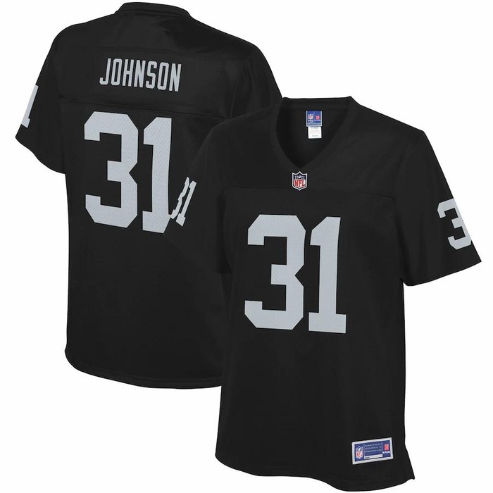 Isaiah Johnson Las Vegas Raiders Nfl Pro Line Womens Player Jersey - Black - Cocomos