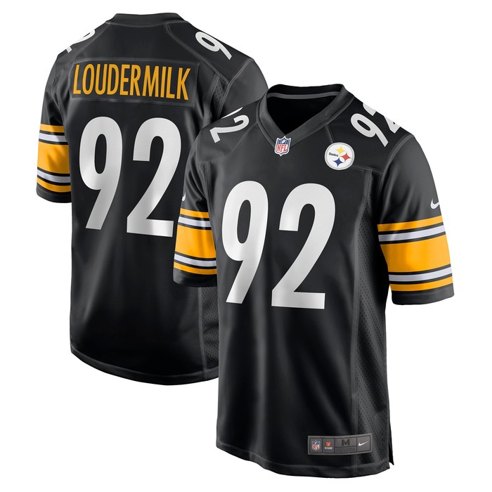 Isaiahh Loudermilk Pittsburgh Steelers Game Jersey - Black Nfl