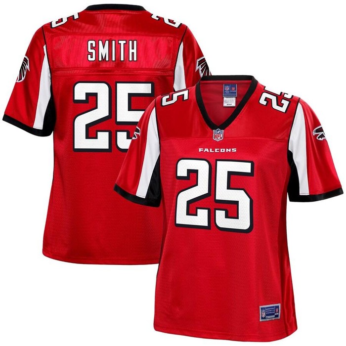 Ito Smith Atlanta Falcons Nfl Pro Line Womens Player Jersey - Red