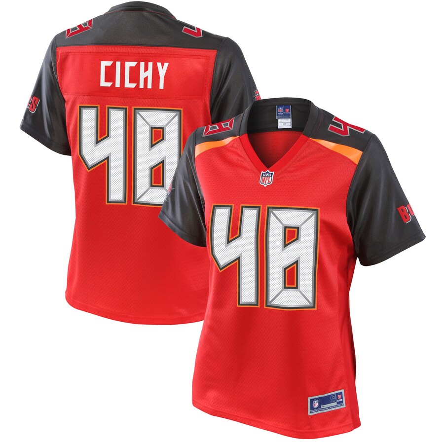 Jack Cichy Tampa Bay Buccaneers Nfl Pro Line Womens Player Jersey - Red - Cocomos