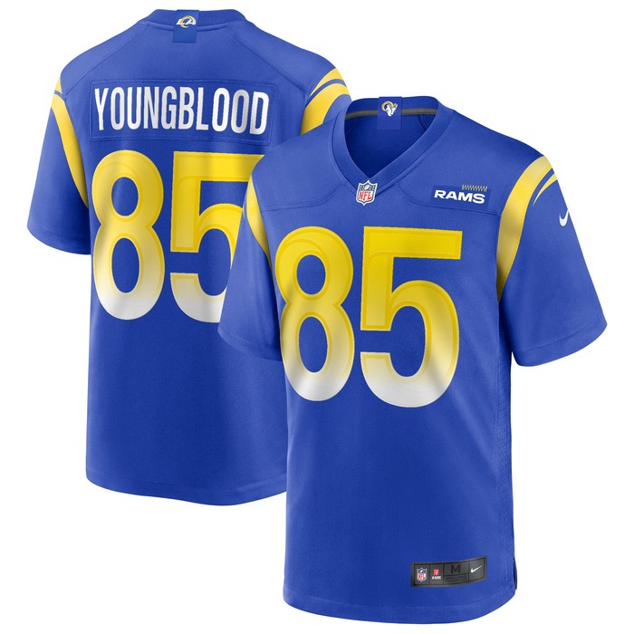 Jack Youngblood Los Angeles Rams Game Retired Player Jersey - Royal Nfl