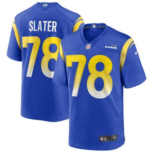 Jackie Slater Los Angeles Rams Game Retired Player Jersey - Royal Nfl