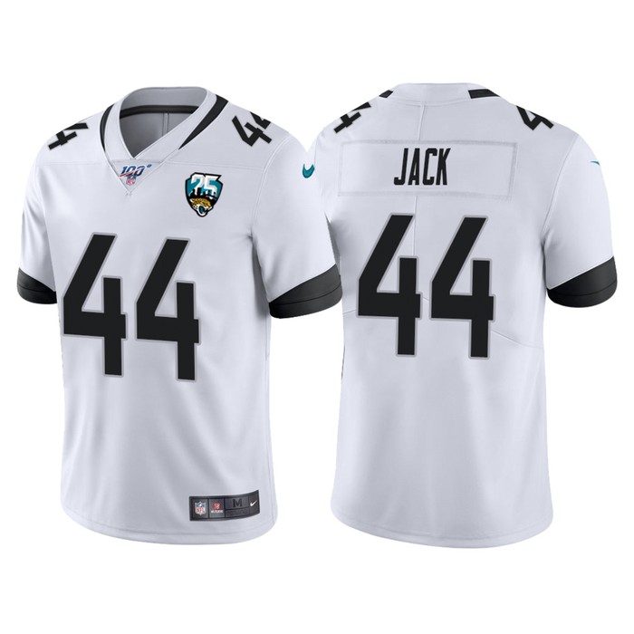 Jacksonville Jaguars 25th Anniversary Myles Jack White Vapor Limited Jersey