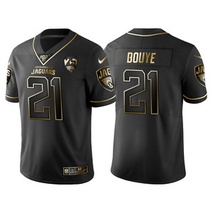 Jacksonville Jaguars A.j. Bouye 25th Anniversary Black Gold Logo Jersey