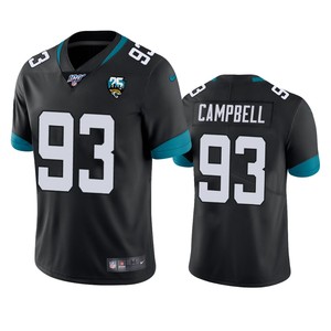 Jacksonville Jaguars Calais Campbell Black 100th Season Vapor Limited Jersey