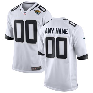 Jacksonville Jaguars Custom Game Jersey White Custom Jerseys Nfl