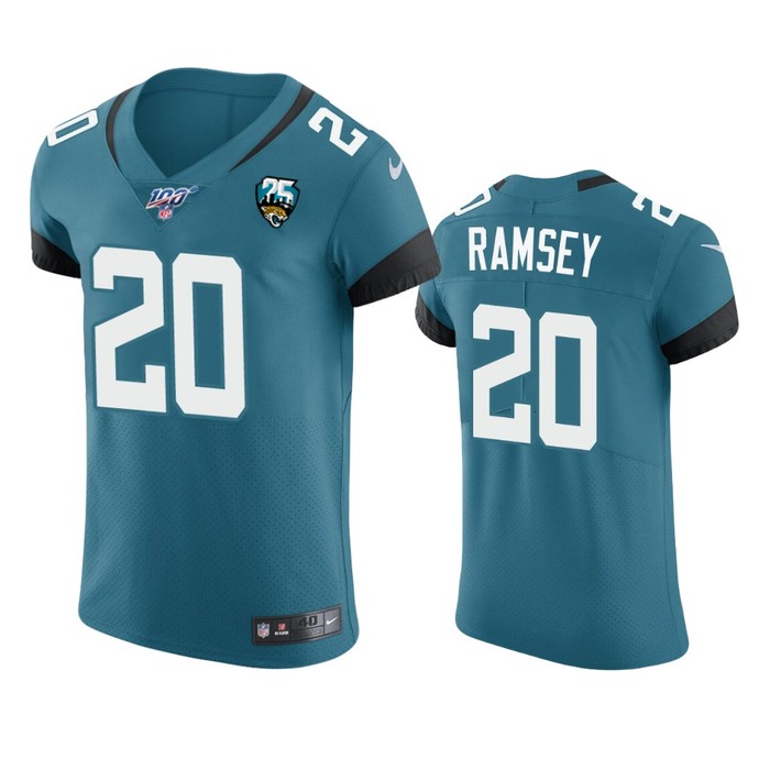 Jacksonville Jaguars Jalen Ramsey Teal 25th Season Vapor Elite Jersey