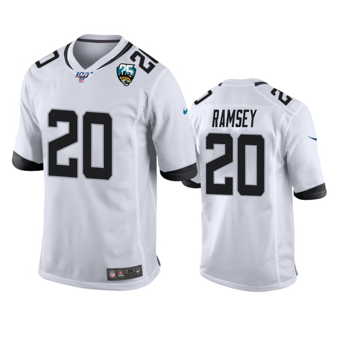 Jacksonville Jaguars Jalen Ramsey White 25th Anniversary Game Jersey