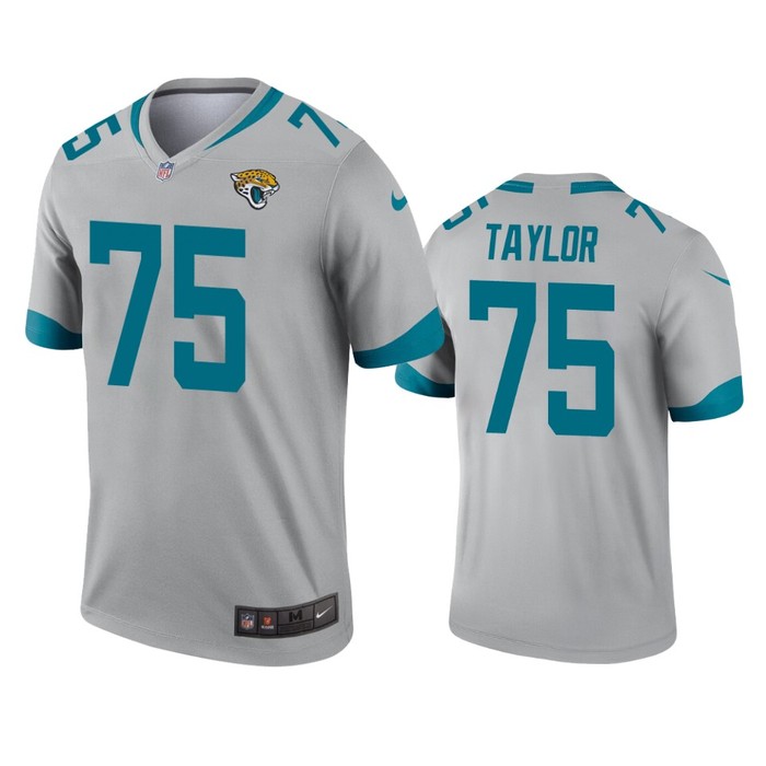 Jacksonville Jaguars Jawaan Taylor Silver Inverted Legend Jersey