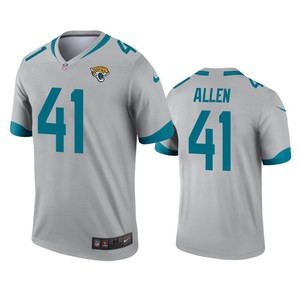 Jacksonville Jaguars Josh Allen Silver Inverted Legend Jersey