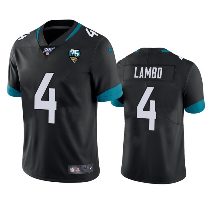 Jacksonville Jaguars Josh Lambo Black 100th Season Vapor Limited Jersey