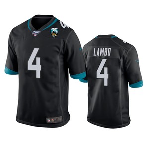 Jacksonville Jaguars Josh Lambo Black 25th Anniversary Game Jersey