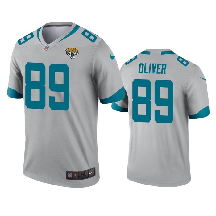 Jacksonville Jaguars Josh Oliver Silver Inverted Legend Jersey