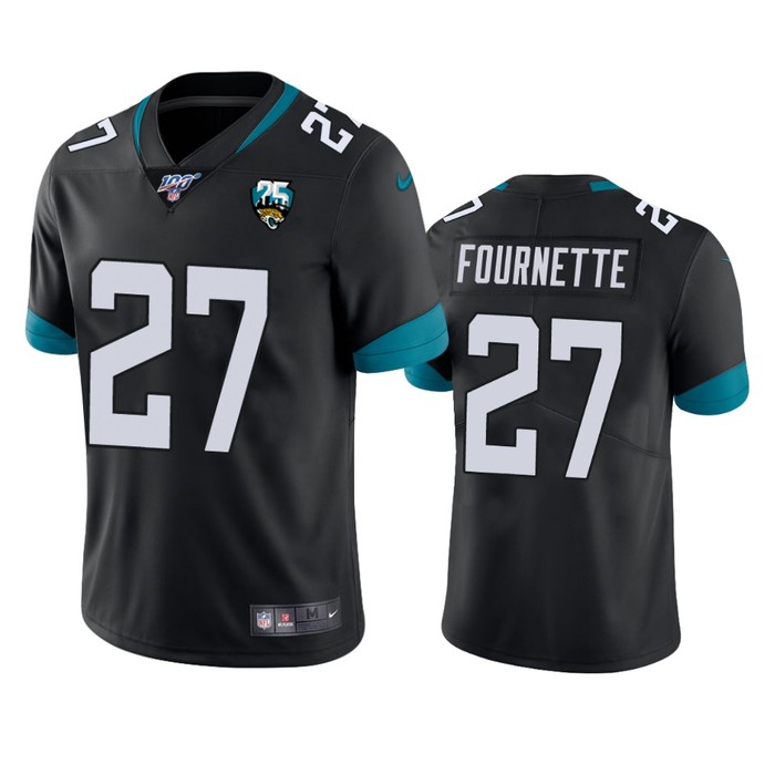 Jacksonville Jaguars Leonard Fournette Black 100th Season Vapor Limited Jersey - Cocomos