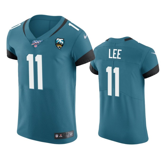 Jacksonville Jaguars Marqise Lee Teal 25th Season Vapor Elite Jersey