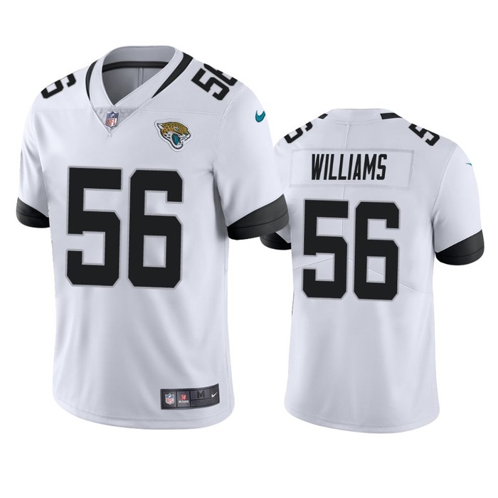 Jacksonville Jaguars Quincy Williams White Vapor Limited Jersey