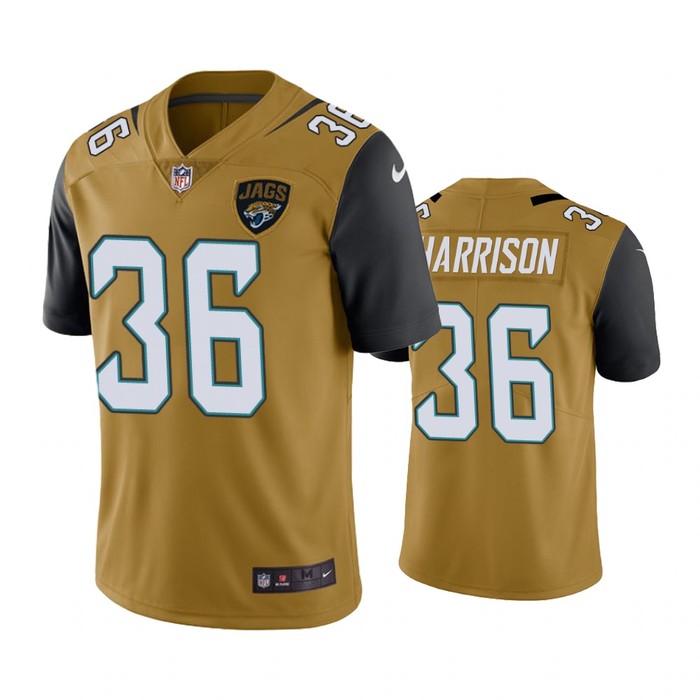 Jacksonville Jaguars Ronnie Harrison Gold Nike Color Rush Limited Jersey