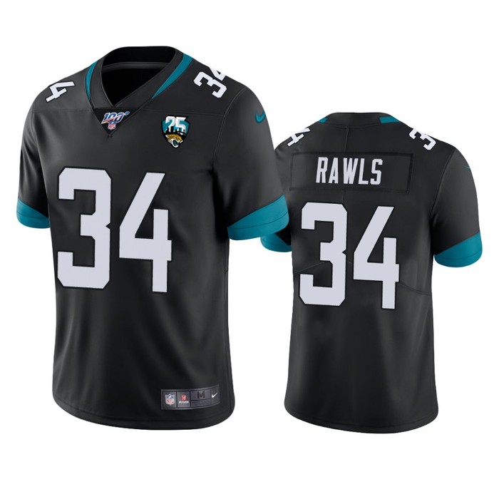 Jacksonville Jaguars Thomas Rawls Black 100th Season Vapor Limited Jersey