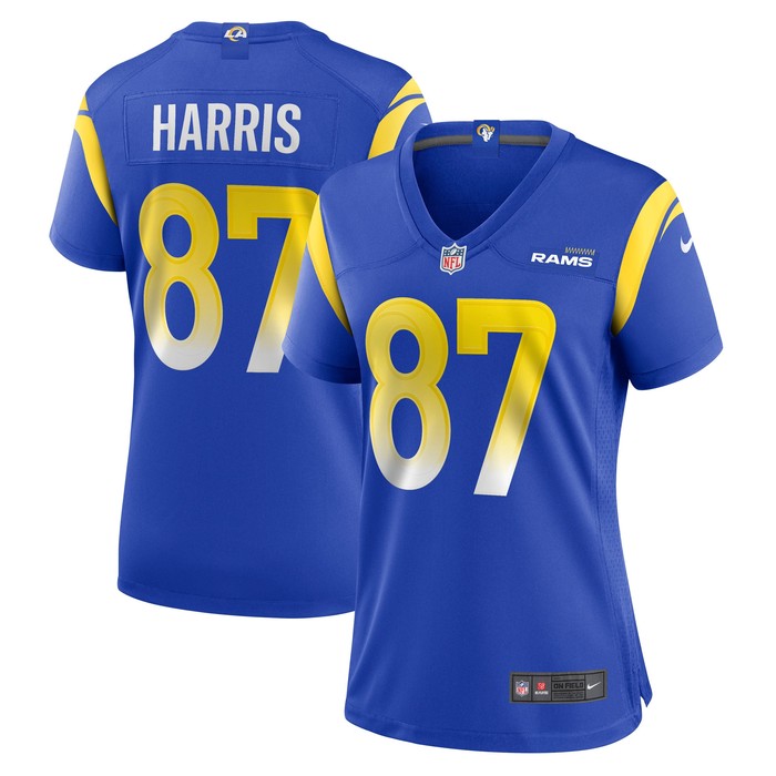 Jacob Harris Los Angeles Rams Womens Game Player Jersey - Royal Nfl